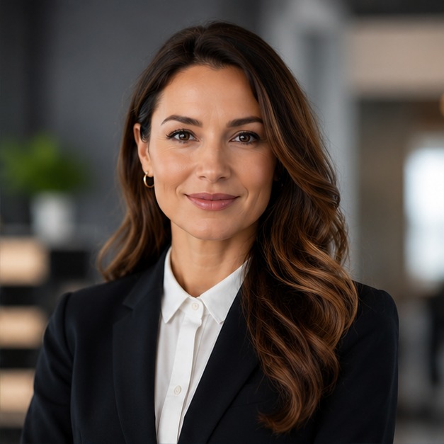 Portrait of Rachel Okafor, Director of Tax Strategy